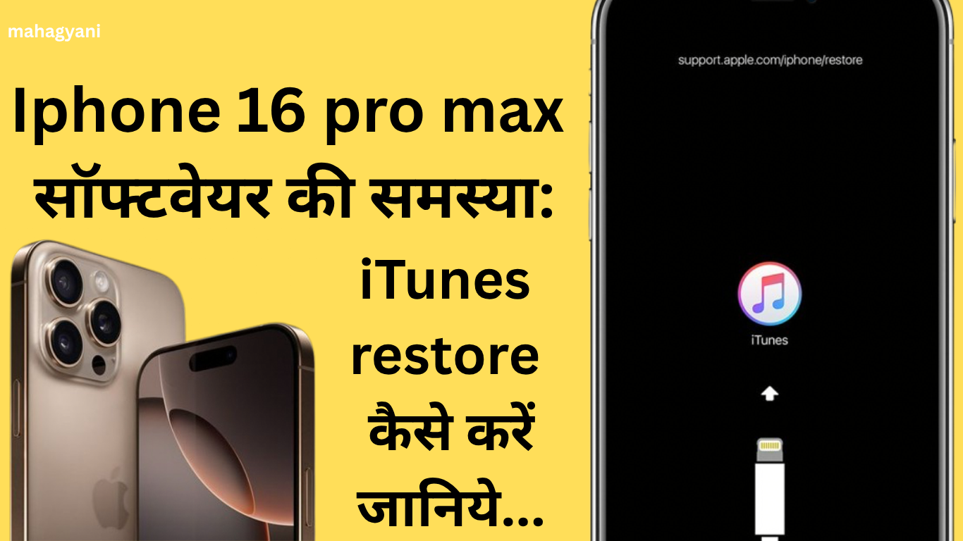 Iphone 16 pro max सॉफ्टवेयर की समस्या